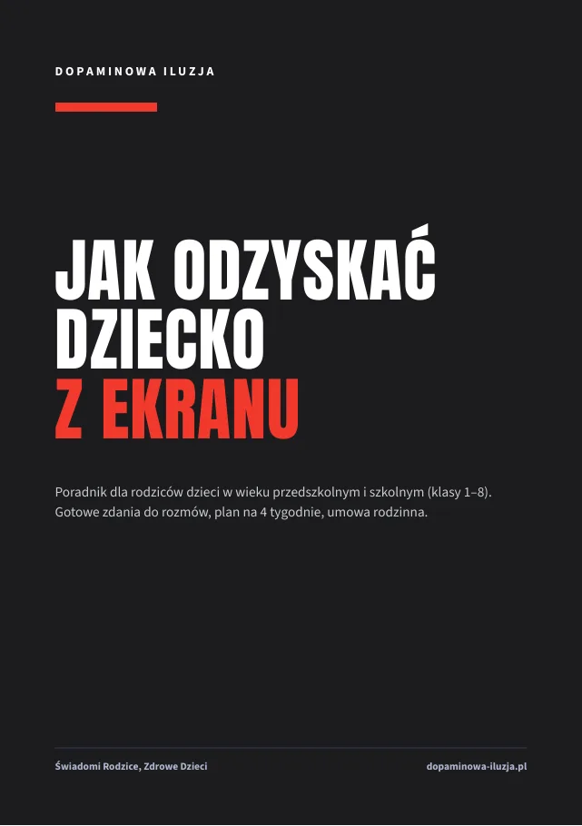 Okładka poradnika Jak odzyskać dziecko z ekranu